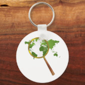 Grüne Welt Schlüsselanhänger (Vorderseite)