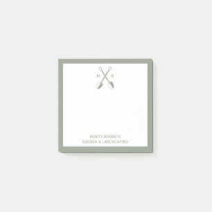 Grüne Werbeplakate für Werbeartikel Post-it Klebezettel