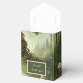 grüne Whimsical Mittelalterwaldhochzeit Geschenkschachtel (Geöffnet)