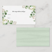 Grüne Wie viele Kanadier in der Karton-Karte Begleitkarte (Vorne/Hinten)