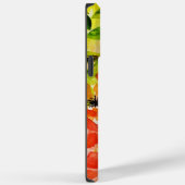 Grüne Wild blühende Korallen Blume Wasserfarbe Case-Mate iPhone Hülle (Rückseite / Rechts)