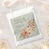 Grüne Wildblume Boho Kinderdusche Rustikal Geschenktütchen (Ausgeschnitten)