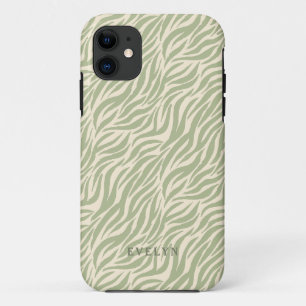 Grüne Wilde Tiger Streifen Case-Mate iPhone Hülle