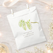 Grüne Wildkatzen Aquarelltasche Gastgeschenk Hochz Geschenktütchen (Ausgeschnitten)