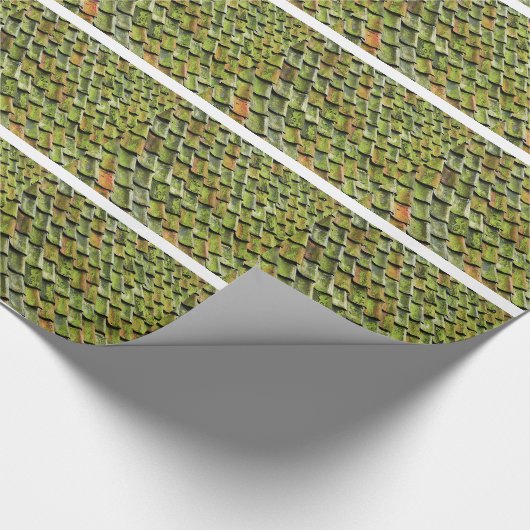 Grüne Winkel Geschenkpapier (Ecke)