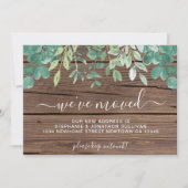 Grüne Wir haben Barnholz verschoben Ankündigung (Vorderseite)