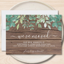 Grüne Wir haben Barnholz verschoben Ankündigung