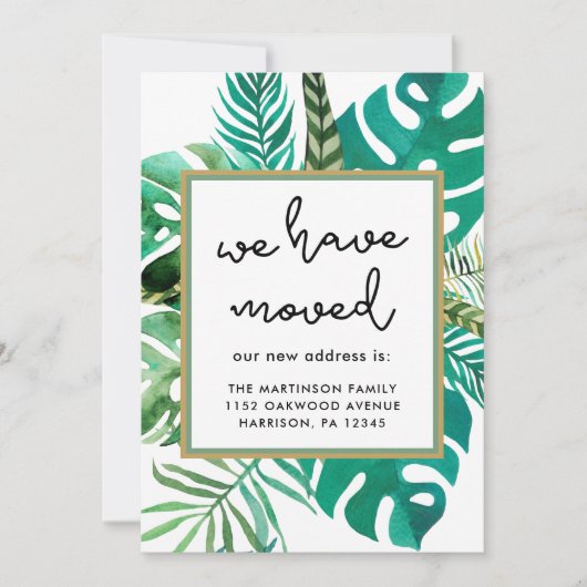 Grüne Wir haben Bewegung Ankündigung Adresse (Vorderseite)