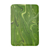 Grüne Wirbel Badematte (Vorderseite Vertikal)