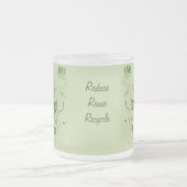 Grüne Wirbel Mattglastasse (Mittel)