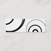 Grüne Wirbel Mini Visitenkarte (Rückseite)