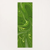 Grüne Wirbel Yogamatte (Rückseite)