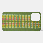 Grüne Wirbelsäule Gefärbte Krawatte Case-Mate iPhone Hülle (Rückseite (Horizontal))