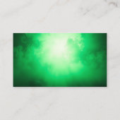 Grüne Wolken Visitenkarte (Rückseite)