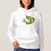 Grüne Womens Hoodie (Vorderseite)