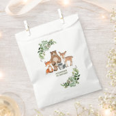 Grüne Woodland Tiere Geburtstag Kinderdusche Geschenktütchen (Ausgeschnitten)