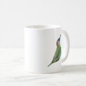 Grüne Woodpecker-Tasse Kaffeetasse (VorderseiteRechts)