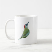 Grüne Woodpecker-Tasse Kaffeetasse (Links)