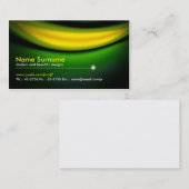 grüne Wunder-Visitenkarte Visitenkarte (Vorne/Hinten)