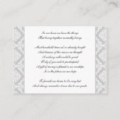 Grüne Wunschgut-Karten Begleitkarte (Rückseite)