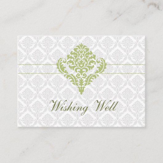 Grüne Wunschgut-Karten Begleitkarte (Vorderseite)