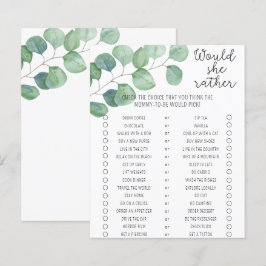 Grüne - Würde sie eher ein Baby-Duschspiel machen