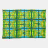 Grüne Wüsteninspirierungen Geschirrtuch (Horizontal)