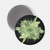 Grüne Xplosion Magnet (Vorderseite/Rückseite)