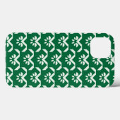Grüne Zackenzunge Case-Mate iPhone Hülle (Rückseite (Horizontal))