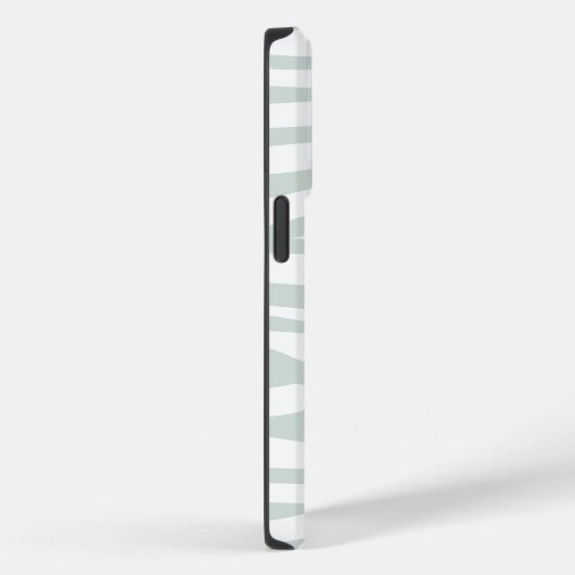 Grüne Zebra-Schrift Personalisiert Case-Mate iPhone Hülle (Rückseite / Rechts)