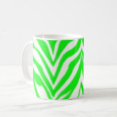 Grüne Zebra-Tasse Kaffeetasse (Vorderseite Links)