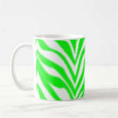 Grüne Zebra-Tasse Kaffeetasse (Links)