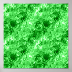 Grüne zerknitterte Textur Poster