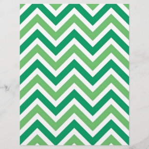 Grüne Zickzack-Chevrons