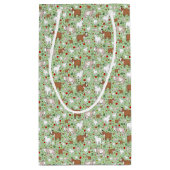 Grüne Ziegen Kleine Geschenktüte (Rückseite)