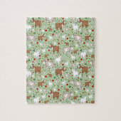 Grüne Ziegen Puzzle (Vertikal)