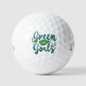 Grüne Ziele Golfball (Vorderseite)