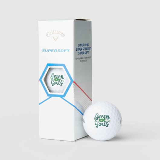 Grüne Ziele Golfball (Verpackung)