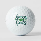 Grüne Ziele Golfball (Vorderseite)