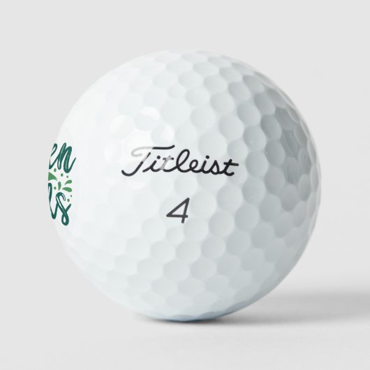 Grüne Ziele Golfball (Logo)