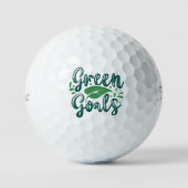 Grüne Ziele Golfball (Vorderseite)