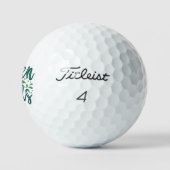 Grüne Ziele Golfball (Logo)