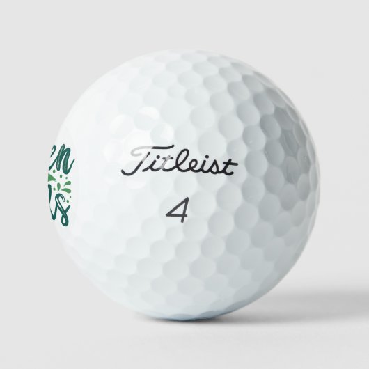 Grüne Ziele Golfball (Logo)