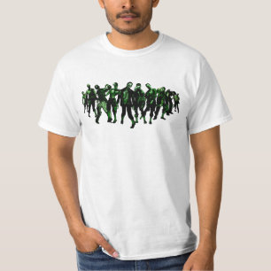 grüne Zombiehorde T-Shirt