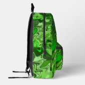 Grüne Zone Bedruckter Rucksack (Links)