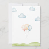 Grüne Zugmaschine Geburtstagspartei Einladung (Rückseite)