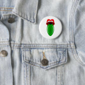 Grüne Zunge Button (Beispiel)
