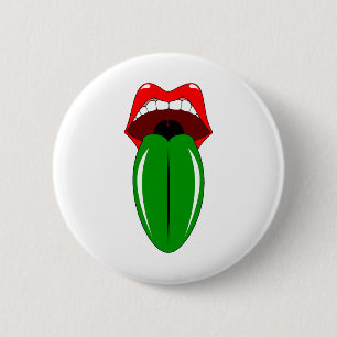 Grüne Zunge Button