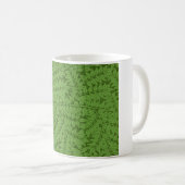 Grüne Zweigstelle Muster (Jungle Art) (William Mor Kaffeetasse (VorderseiteRechts)