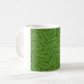 Grüne Zweigstelle Muster (Jungle Art) (William Mor Kaffeetasse (Vorderseite Links)